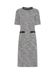 Long Tall Sally Black Boucle Dress - Image 5 of 5