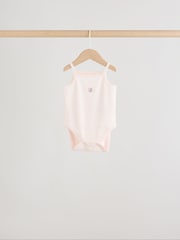 Pink Vest Baby Bodysuits 5 Pack - Image 2 of 12