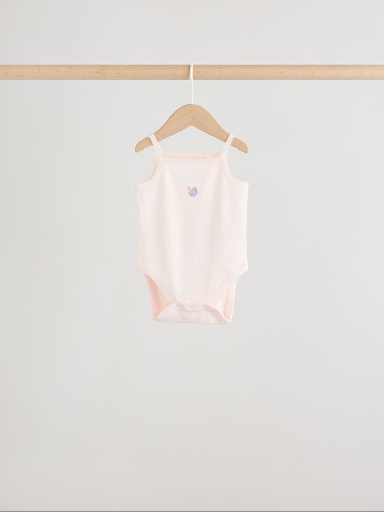 Pink Vest Baby Bodysuits 5 Pack - Image 2 of 12