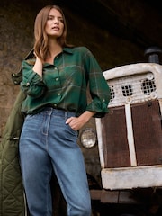 M&Co Green Check Shirt - Image 5 of 6