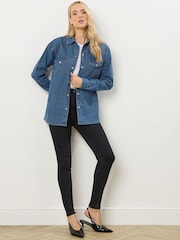 Long Tall Sally Blue Denim Shirt - Image 2 of 6
