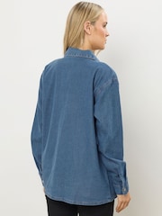 Long Tall Sally Blue Denim Shirt - Image 4 of 6