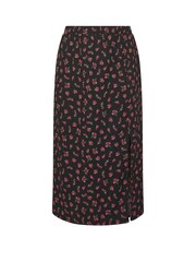 Yours Curve Black Textured Tube Skirt - Image 5 of 5
