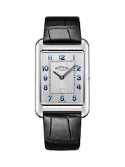 Rotary Heritage Astoria Stainless Steel Black Strap Watch - Image 1 of 2