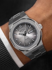 Rotary Silver Automatic Stainless Steel Bracelet Watch - Image 4 of 4
