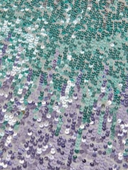 فستان بترتر ظلال ألوان متدرجة تصميم حورية البحر من Monsoon - Image 4 of 4