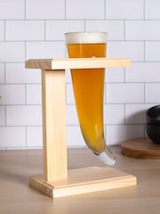 MenKind Clear Winning Viking Horn Drinking Glass - Image 2 of 6