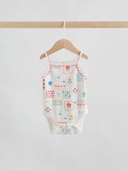 Cream Vest Baby Bodysuits 5 Pack - Image 6 of 12