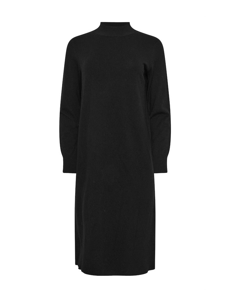 M&Co Black Funnel Neck Jumper Dress - Image 5 of 5