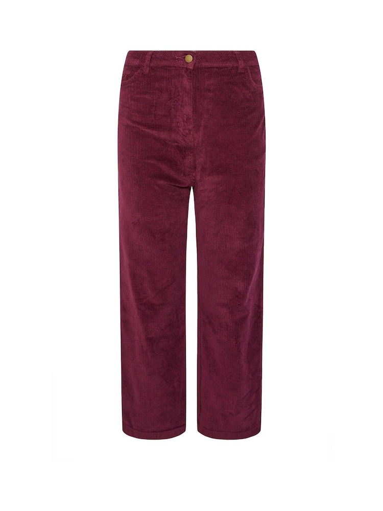 M&Co Purple Petite Cord Wide Leg Trousers - Image 5 of 5 M&Co Purple Petite Cord Wide Leg Trousers - Image 5 of 5