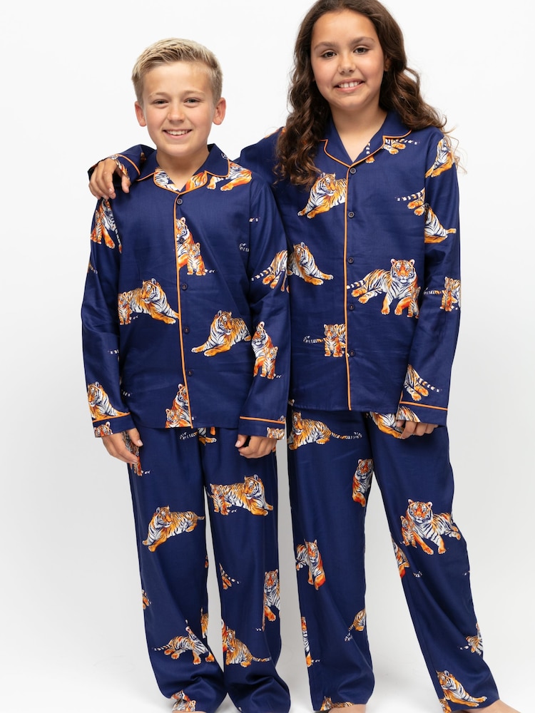Cyberjammies Tiger Print Pyjamas Set - 圖片 1,共 4 Cyberjammies Tiger Print Pyjamas Set - 圖片 1,共 4