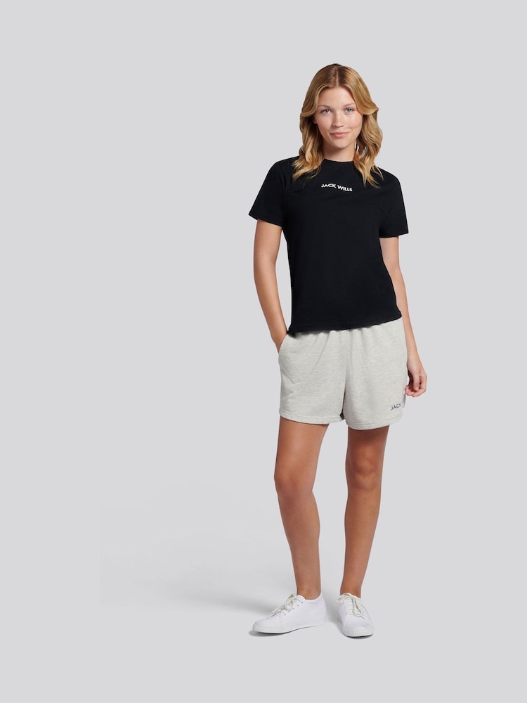 Jack Wills Black Debdon Regular Fit T-Shirt - Image 2 of 6 Jack Wills Black Debdon Regular Fit T-Shirt - Image 2 of 6