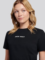 Jack Wills Black Debdon Regular Fit T-Shirt - Image 3 of 6