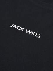 Jack Wills Black Debdon Regular Fit T-Shirt - Image 6 of 6