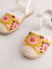Bright Crochet Espadrille Sandals - Image 3 of 5