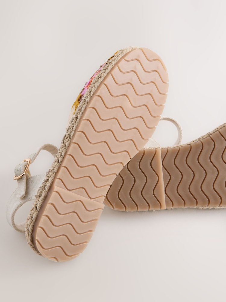 Bright Crochet Espadrille Sandals - Image 5 of 5 Bright Crochet Espadrille Sandals - Image 5 of 5