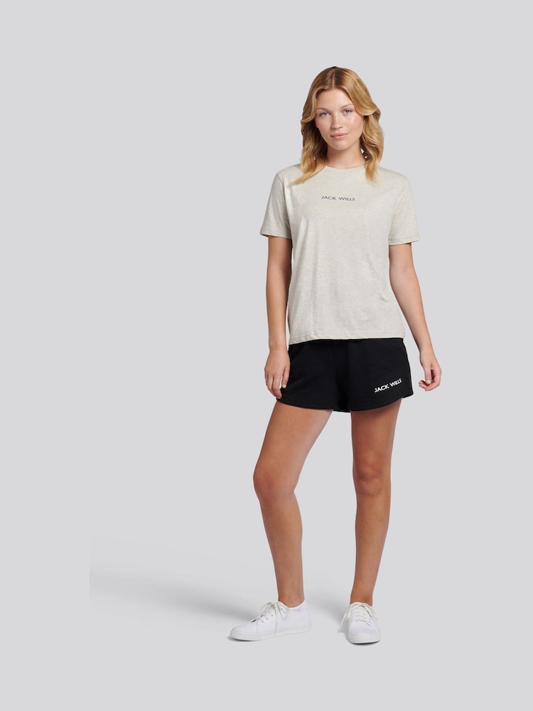 Jack Wills Light Ash Marl Debdon Regular Fit T-Shirt - Image 2 of 9