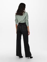ONLY Green Knitted Long Sleeve Jumper - Image 4 of 6