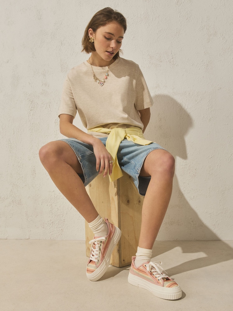 Multi Forever Comfort® Chunky Sole Lace Up Trainers - Image 3 of 3