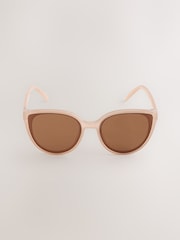 Nude Cat Eye Sunglasses - Image 4 of 5