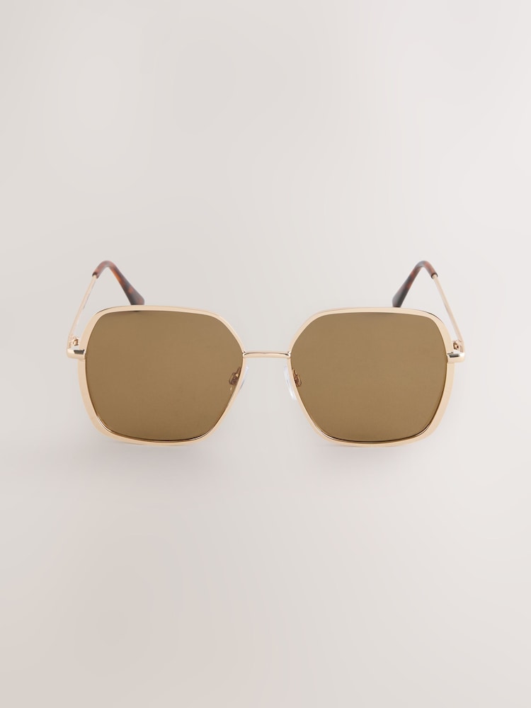 Gold Square Sunglasses - Image 2 of 3