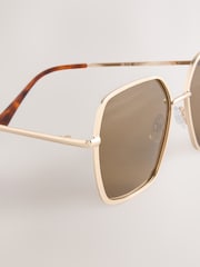 Gold Square Sunglasses - Image 3 of 3