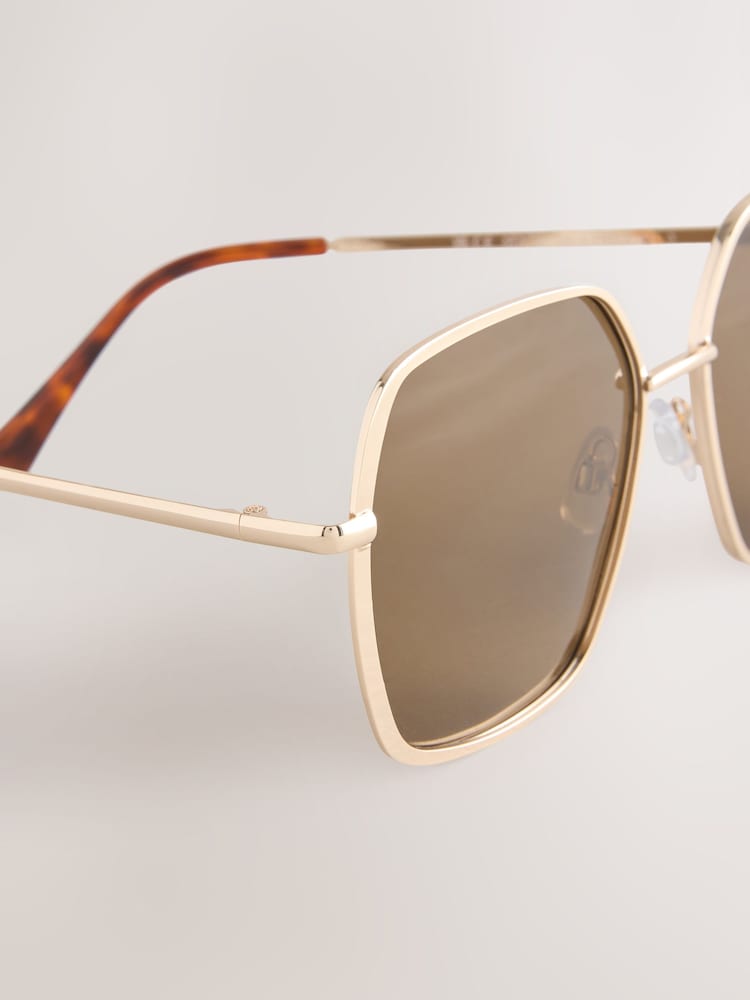 Gold Square Sunglasses - Image 3 of 3