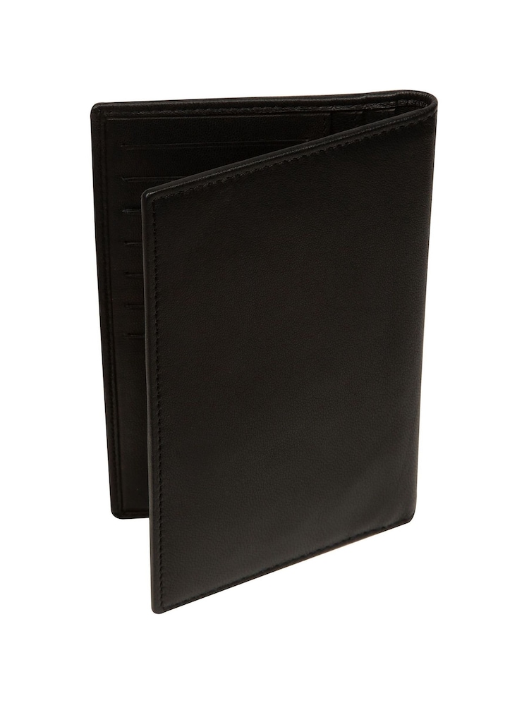 Pure Luxuries London 'George' Leather Black Card Holder - Image 3 of 3