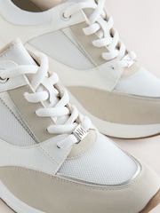 White Forever Comfort® Glam Wedge Trainers - Image 8 of 9