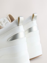 White Forever Comfort® Glam Wedge Trainers - Image 9 of 9