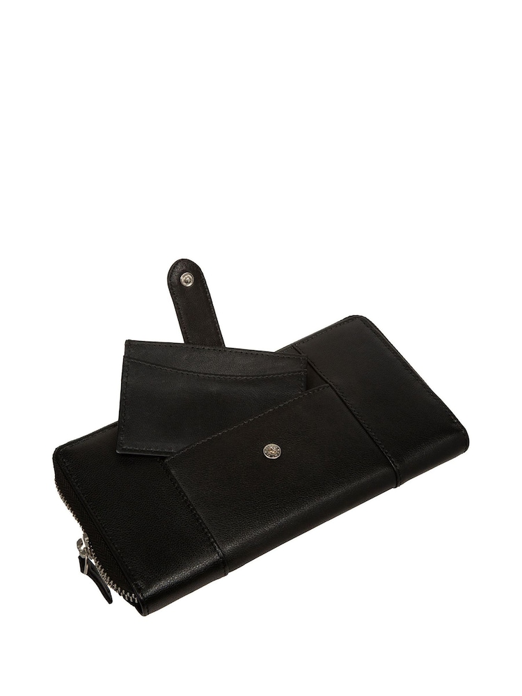 Schwarz - Pure Luxuries London April Leather Purse - Bild 3 von 3