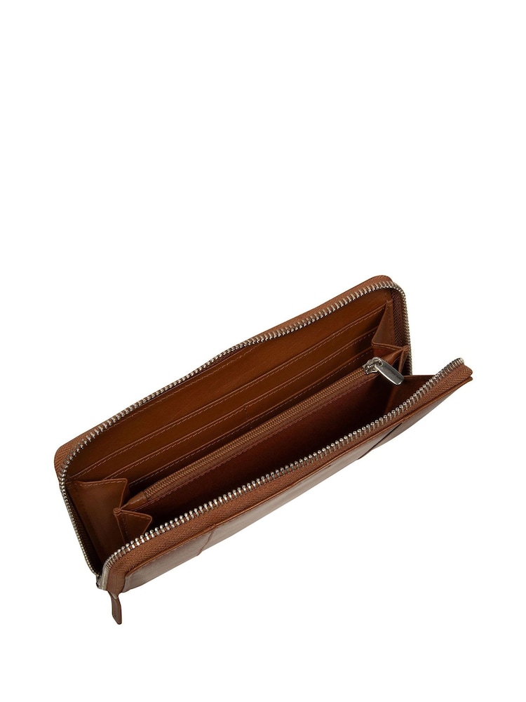 Braun - Pure Luxuries London April Leather Purse - Bild 4 von 4