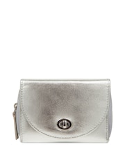Silber - Pure Luxuries London Belle Leather Purse - Bild 1 von 4