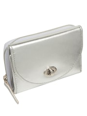 Silber - Pure Luxuries London Belle Leather Purse - Bild 2 von 4