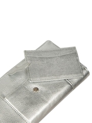 Silber - Pure Luxuries London April Leather Purse - Bild 3 von 4