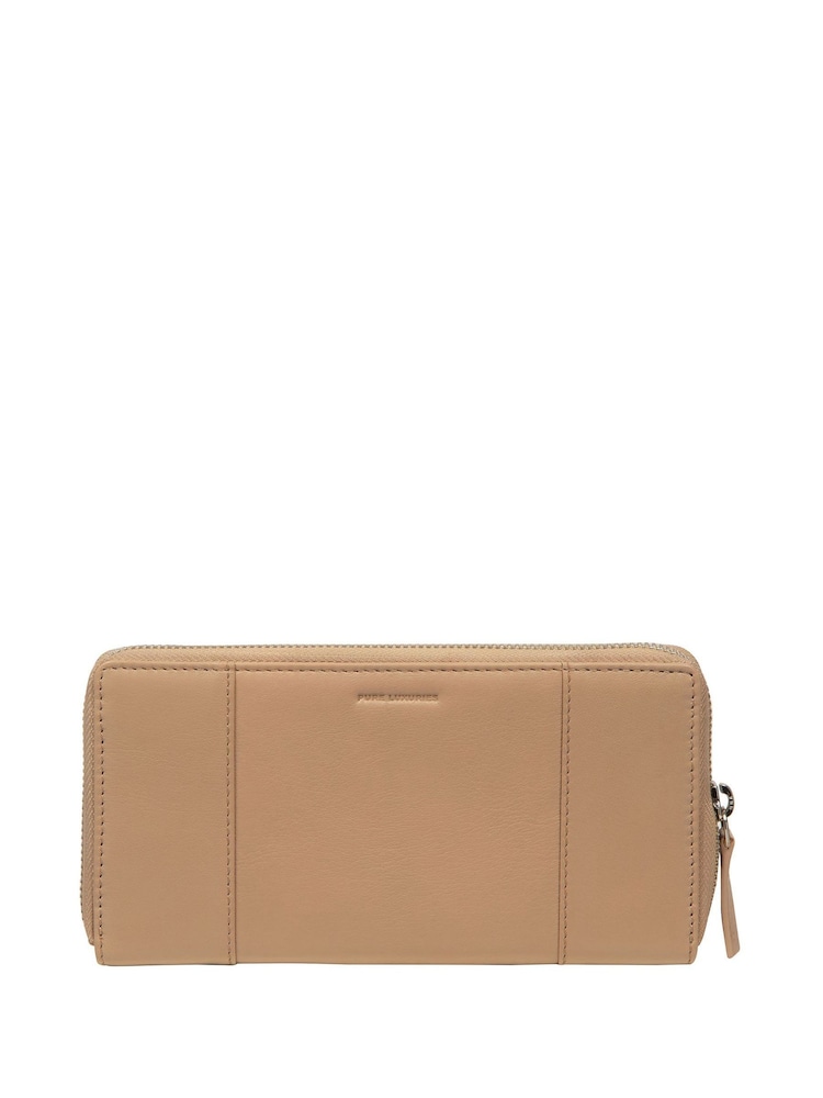 Natur - Pure Luxuries London April Leather Purse - Bild 1 von 5