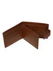 Pure Luxuries London 'Henry' Leather Brown Wallet - Image 4 of 4