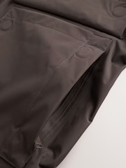 Chocolate Brown Waterproof Rain Coat with Magnetic Fastening - Image 9 of 13