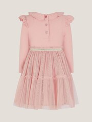 Monsoon Pink Baby Embroidered Butterfly Disco Dress - Image 2 of 3