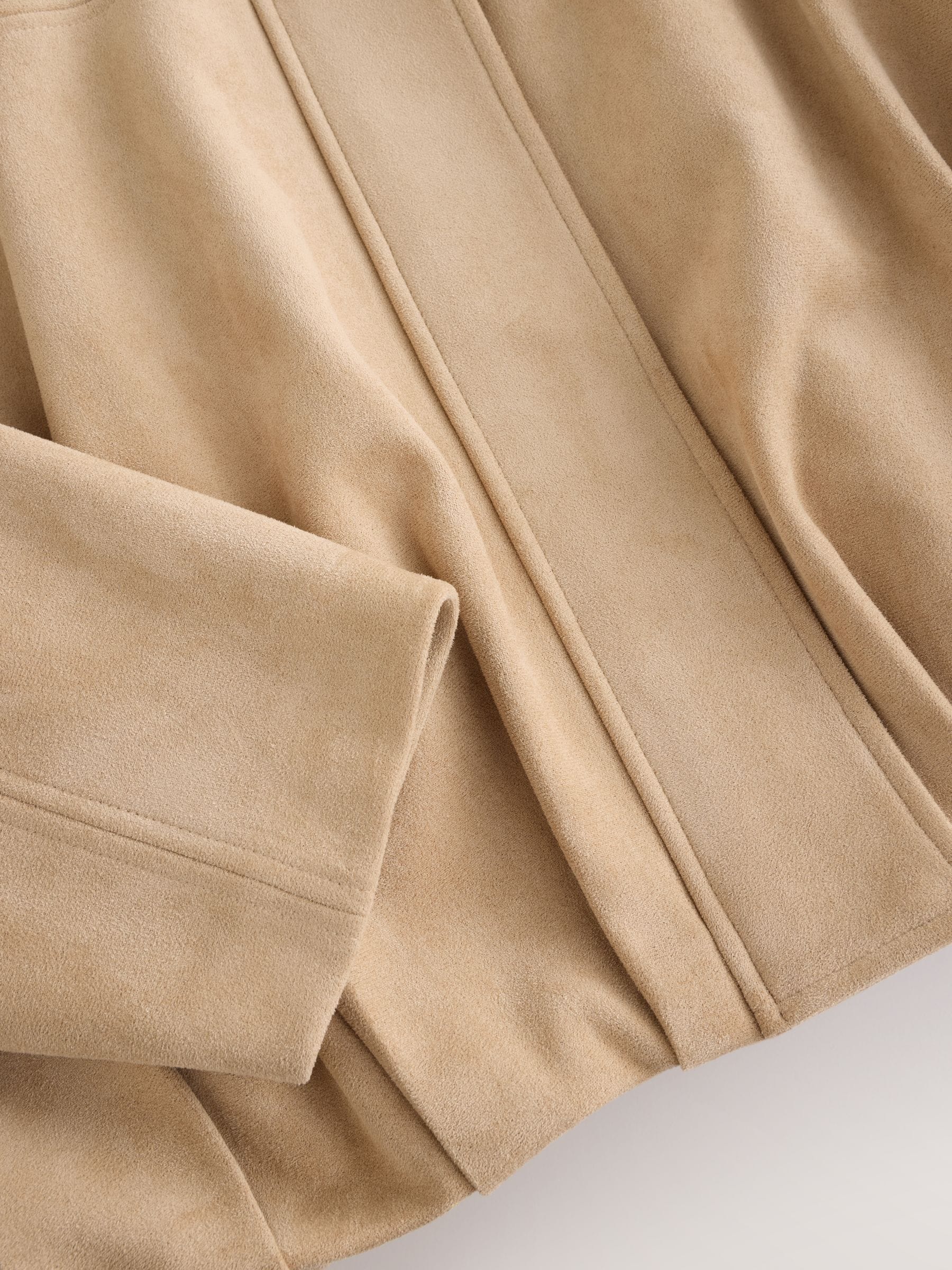 Buy Tan Brown Faux Suede Funnel Neck Bomber Jacket from Next USA