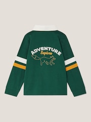 Monsoon Green Adventure Logo Polo Shirt - Image 2 of 3
