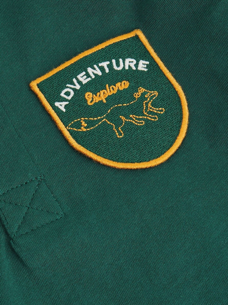 Monsoon Green Adventure Logo Polo Shirt - Image 3 of 3 Monsoon Green Adventure Logo Polo Shirt - Image 3 of 3