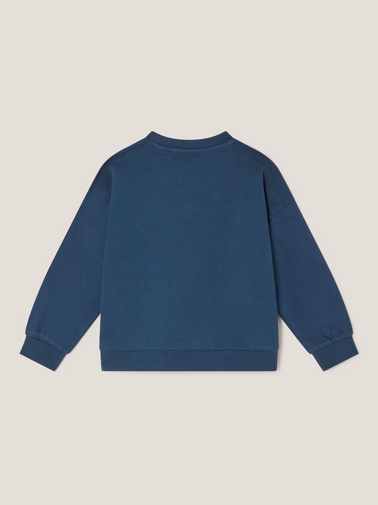Monsoon Blue Into The Wild Graphic Sweatshirt - Image 2 of 3 Monsoon Blue Into The Wild Graphic Sweatshirt - Image 2 of 3
