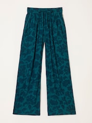 FatFace Melissa Batik Mono Palazzo Trousers - Image 6 of 6