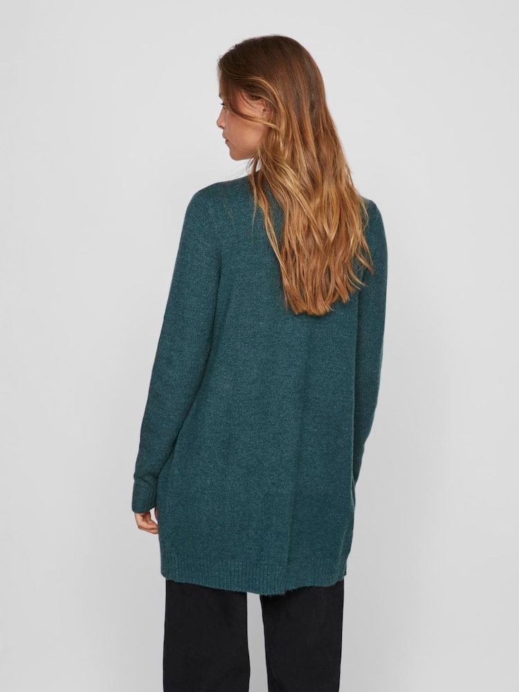 VILA Blue Long Sleeve Lightweight Knit Cardigan - Image 2 of 4