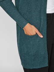 VILA Blue Long Sleeve Lightweight Knit Cardigan - Image 4 of 4