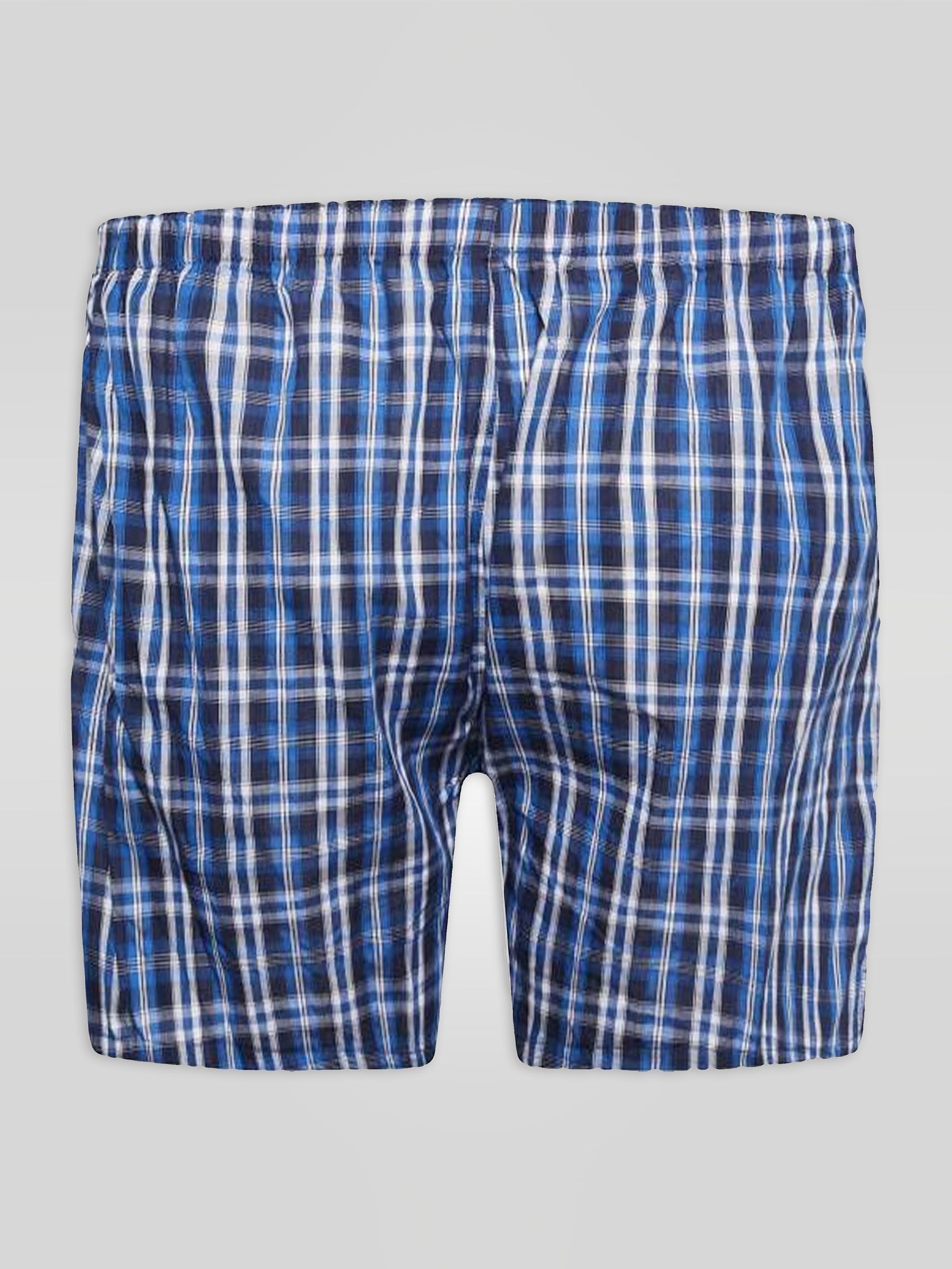 Buy D555 Blue PLAID Woven Boxer Shorts 2 Pack from Next USA