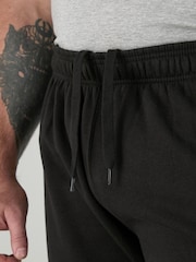 D555 Black ALBERT Jogging Bottoms With Open Hem and Zipper Pockets - Image 4 of 9