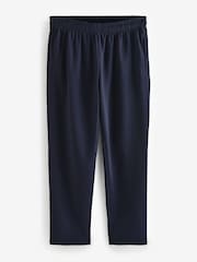 D555 Blue ALBERT Jogging Bottoms With Open Hem and Zipper Pockets - Image 7 of 9