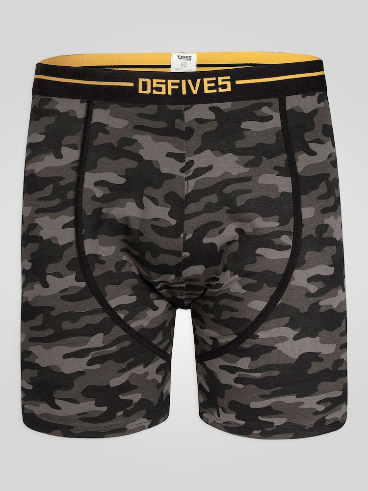 D555 Black SYLVESTER Cotton Stretch Printed Boxer Shorts 3 Pack - Image 2 of 5 D555 Black SYLVESTER Cotton Stretch Printed Boxer Shorts 3 Pack - Image 2 of 5